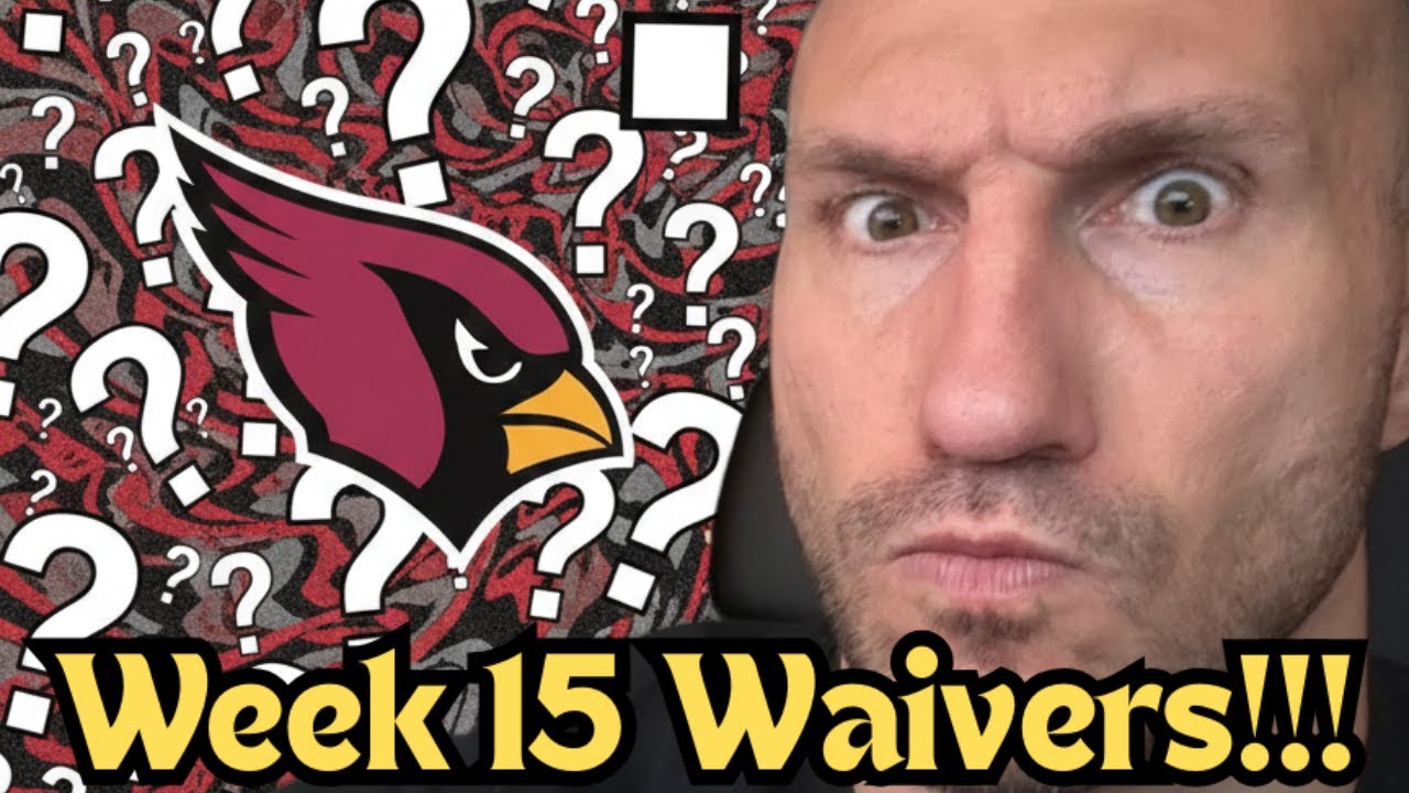 FFU - Week 15 Waivers!!! THE AZ RB SAGA CONTINUES...