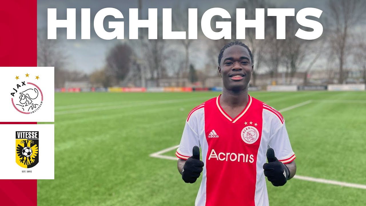 😱⚽️⚽️ Miguel Joao da Silva | Highlights Ajax O16 - Vitesse O16
