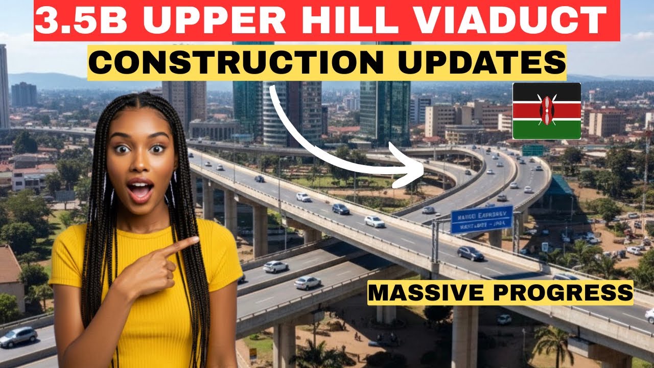 UPPER HILL VIADUCT Construction Update🇰🇪 Nairobi’s New Traffic Solution #kenya #nairobi 