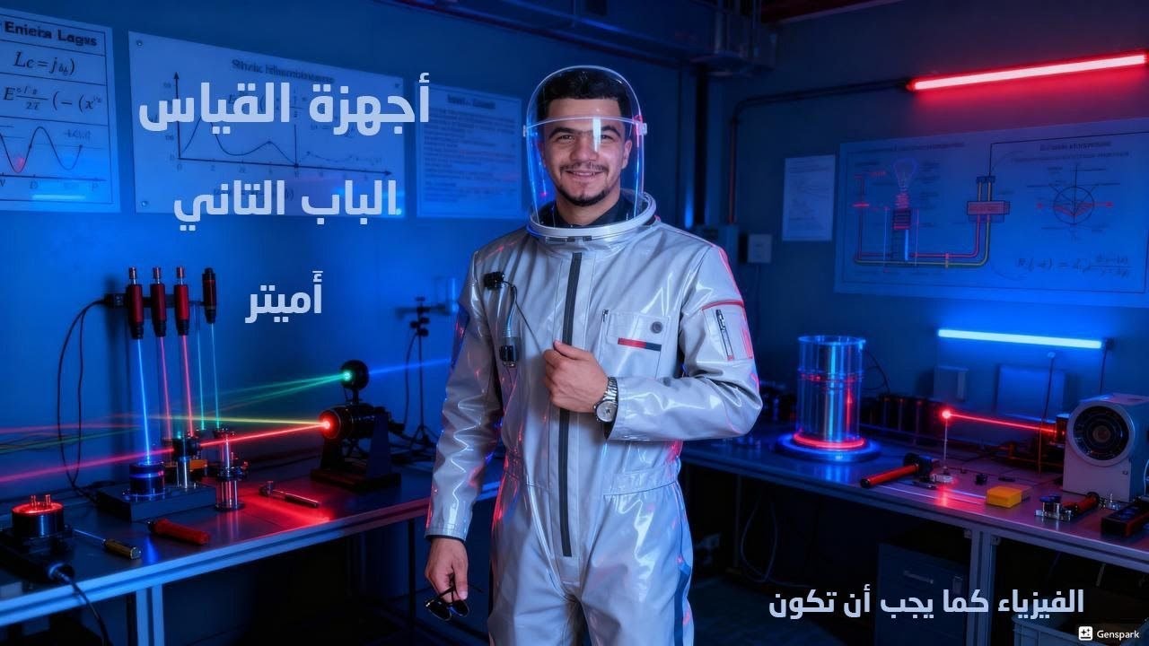 شرح وحل الأميتر كتاب (الامتحان_الوسام_نيوتن_التفوق)...3ث ..فيزياء2026..#الفصل الثاني
