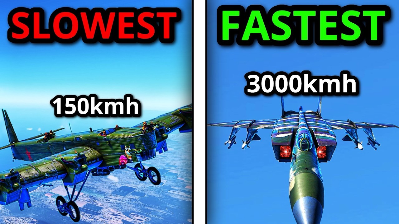 IF I KILL YOU MY PLANE GETS FASTER (2026 slowest to fastest)