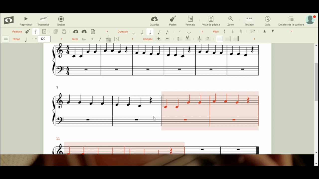 Creando partituras en línea con Noteflight