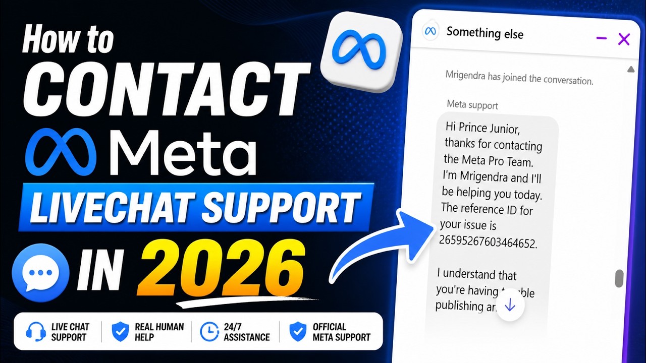 Как связаться со службой поддержки Meta в режиме онлайн-чата в 2026 году