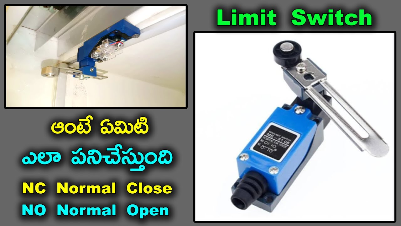 Limit Switch Connection ll in Telugu ll