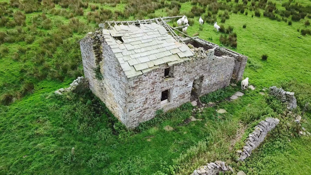 Abandoned houses, Carrshield, Northumberland. September 2020.