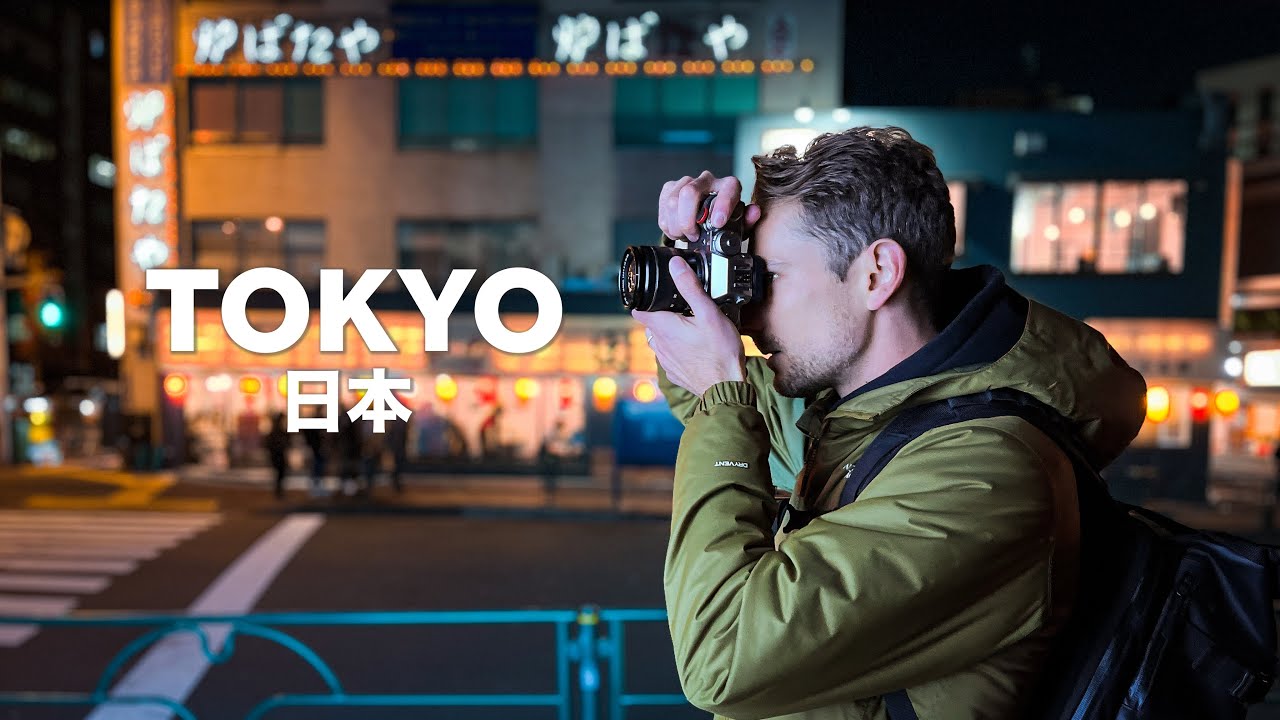 Night PHOTOGRAPHY In Shimbashi | TOKYO JAPAN Is so Cinematic
