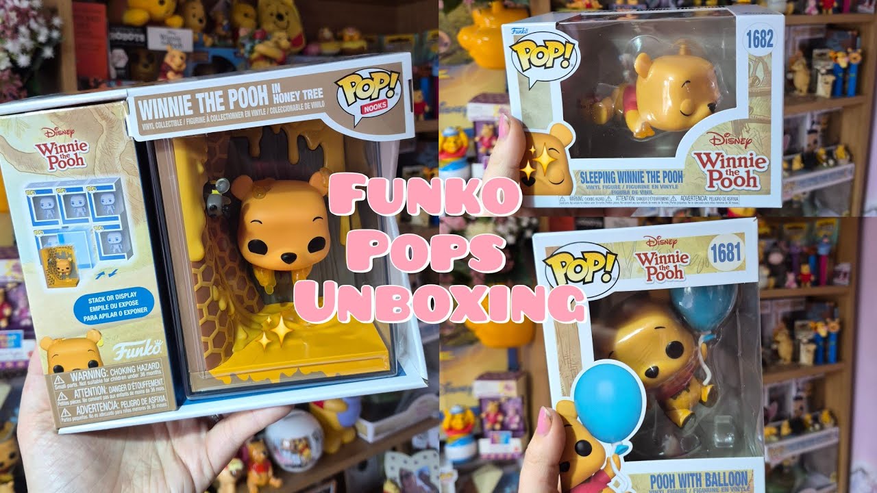 New Winnie The Pooh Funko Pops Unboxing 🧸❤️| Disney Haul & Review