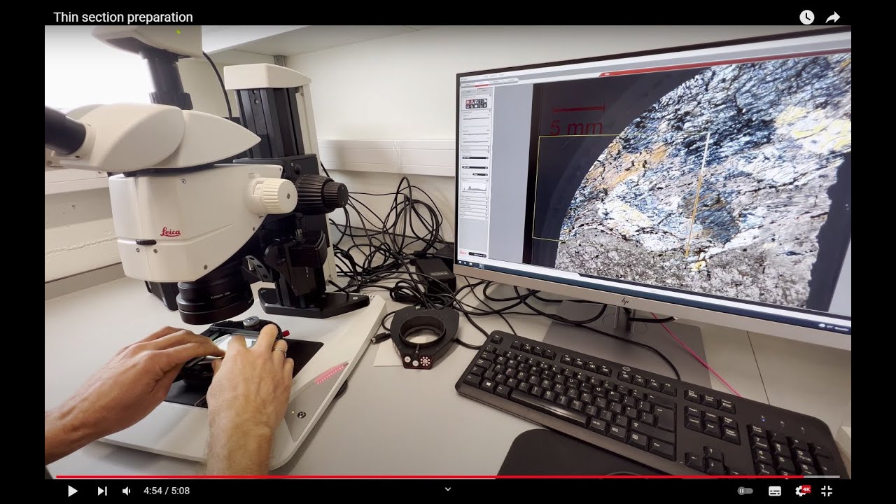 Thin section preparation