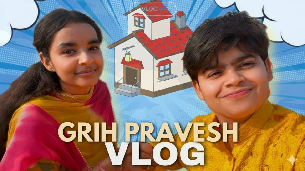 New Home, Old Homies ❤️ | Grih Pravesh Vlog 🏡✨