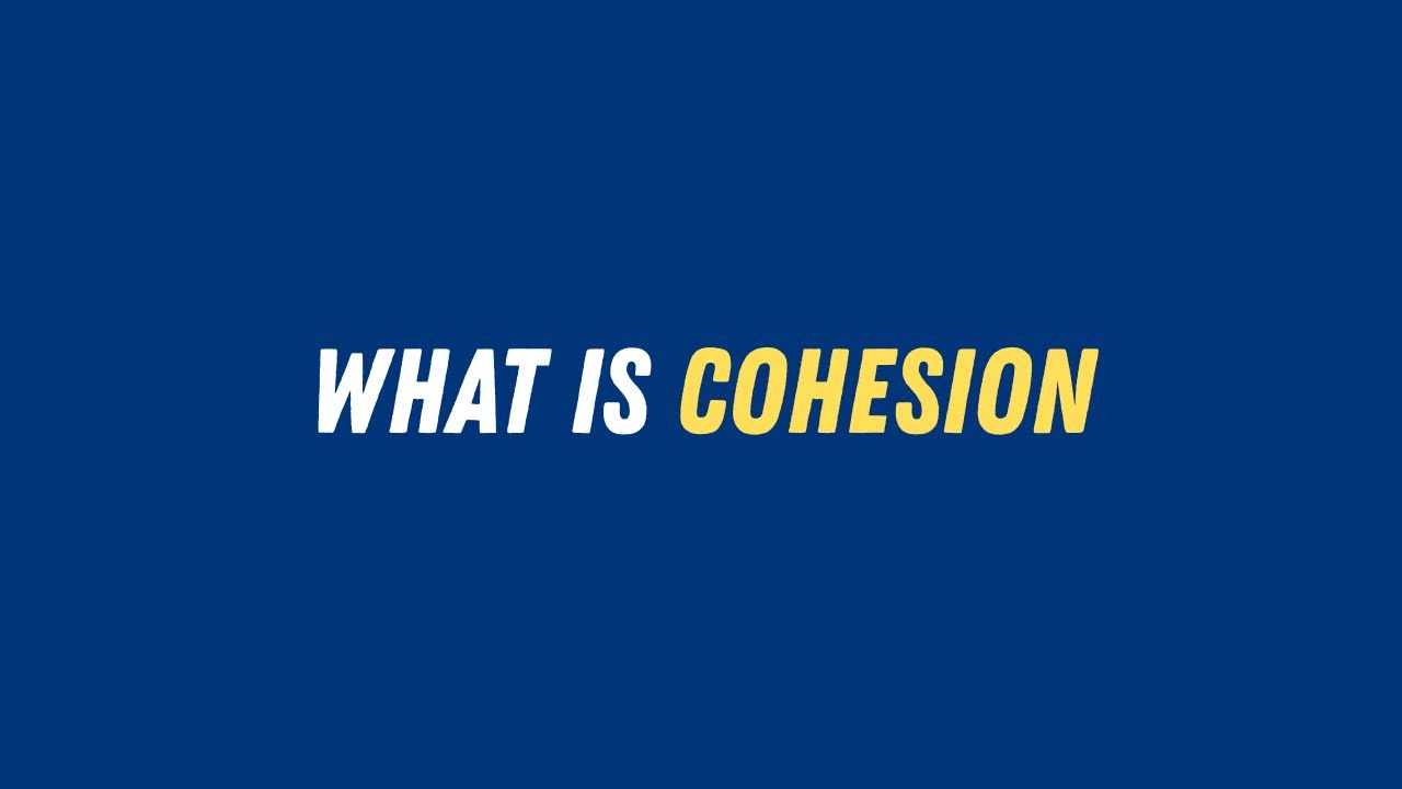 What is cohesion
