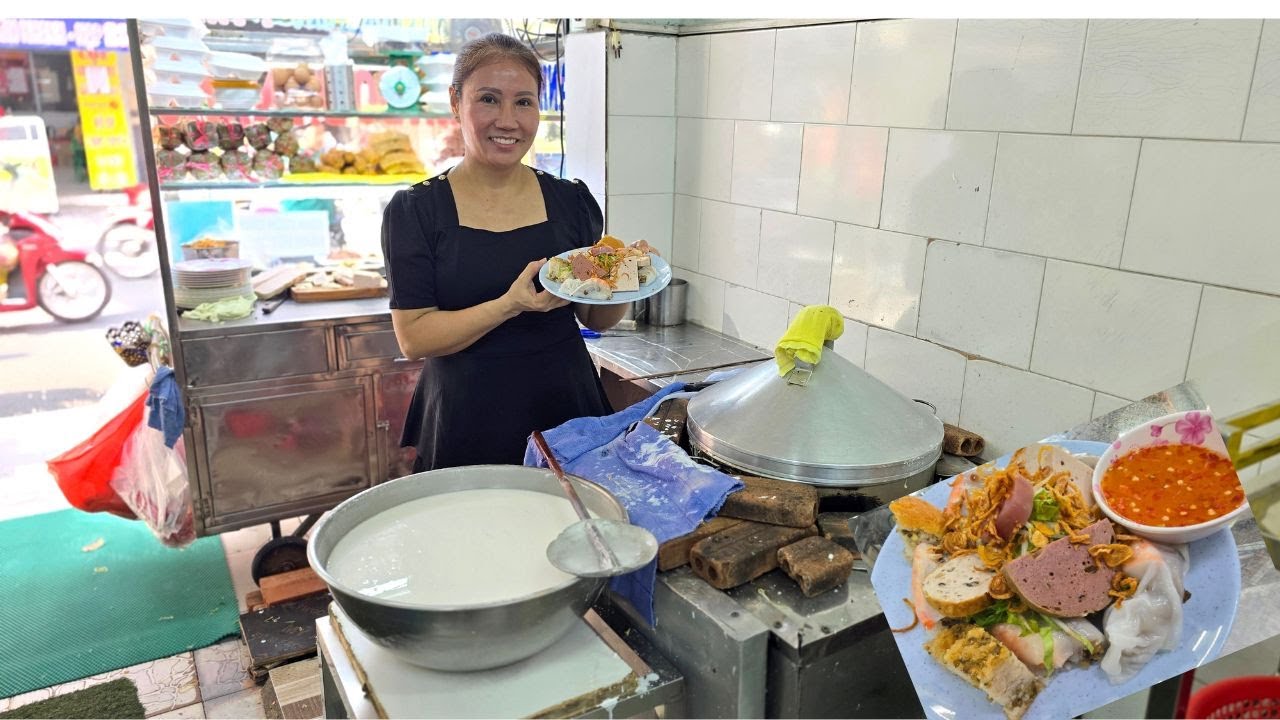 Lò bánh cuốn chả bò nổi tiếng Sài Gòn, cô chủ tiết lộ những thủ thuật hút khách ít ai ngờ