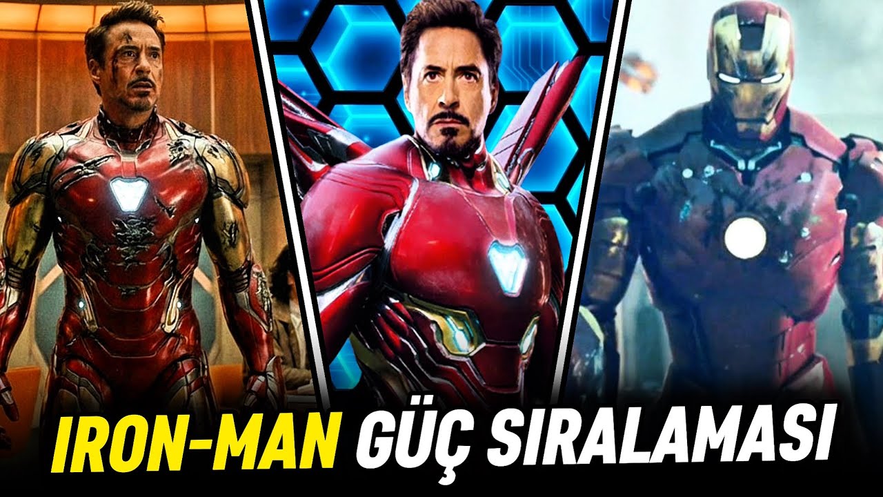 IRON MAN ZIRHLARI GÜÇ SIRALAMASI 2023 | En Güçlü 20 Iron Man Zırhı