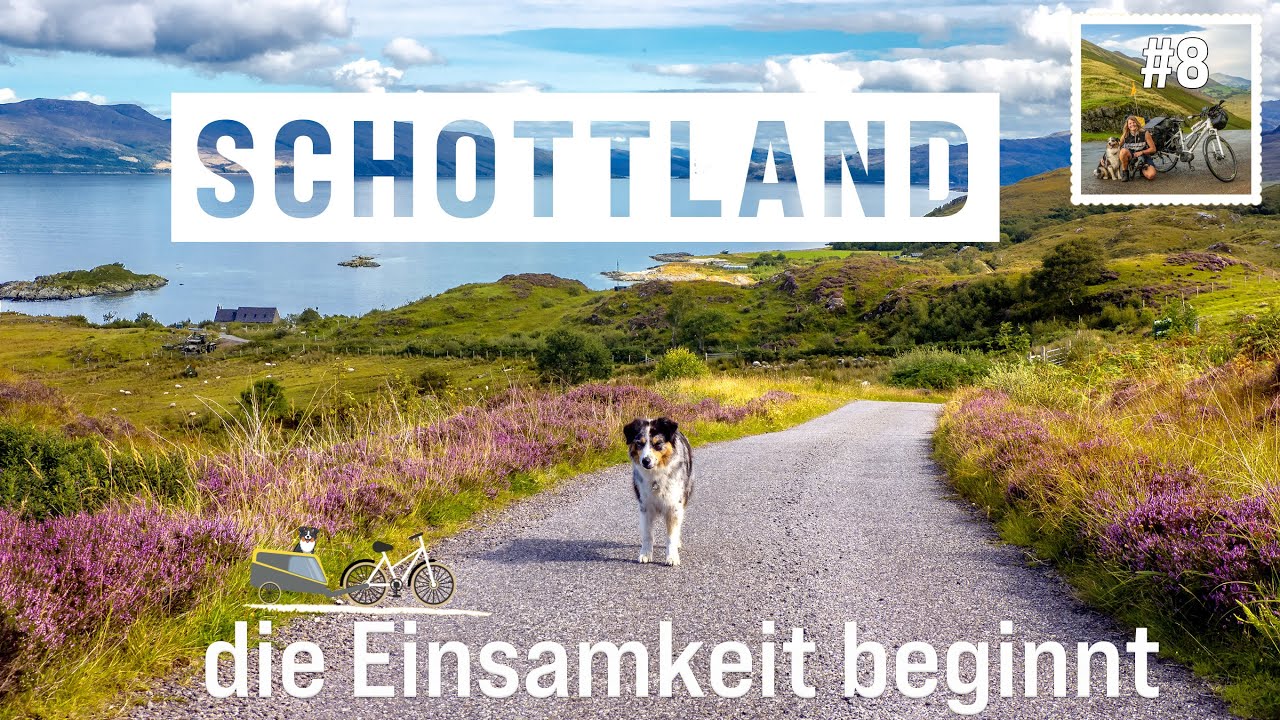 Fahrradreise mit Hund Schottland 2020 (#8) -  Sunart, Moidart, Knoydart