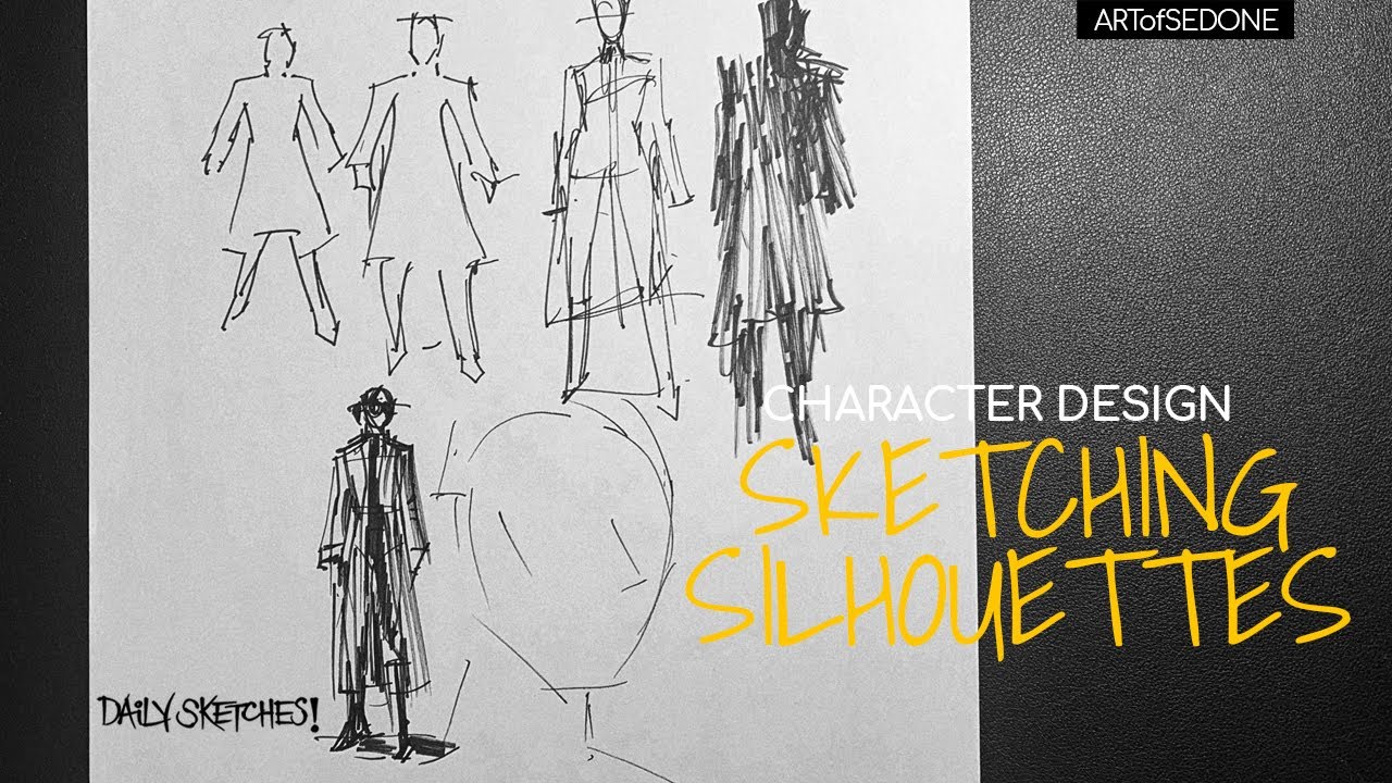 Sketching Silhouettes For Character Design