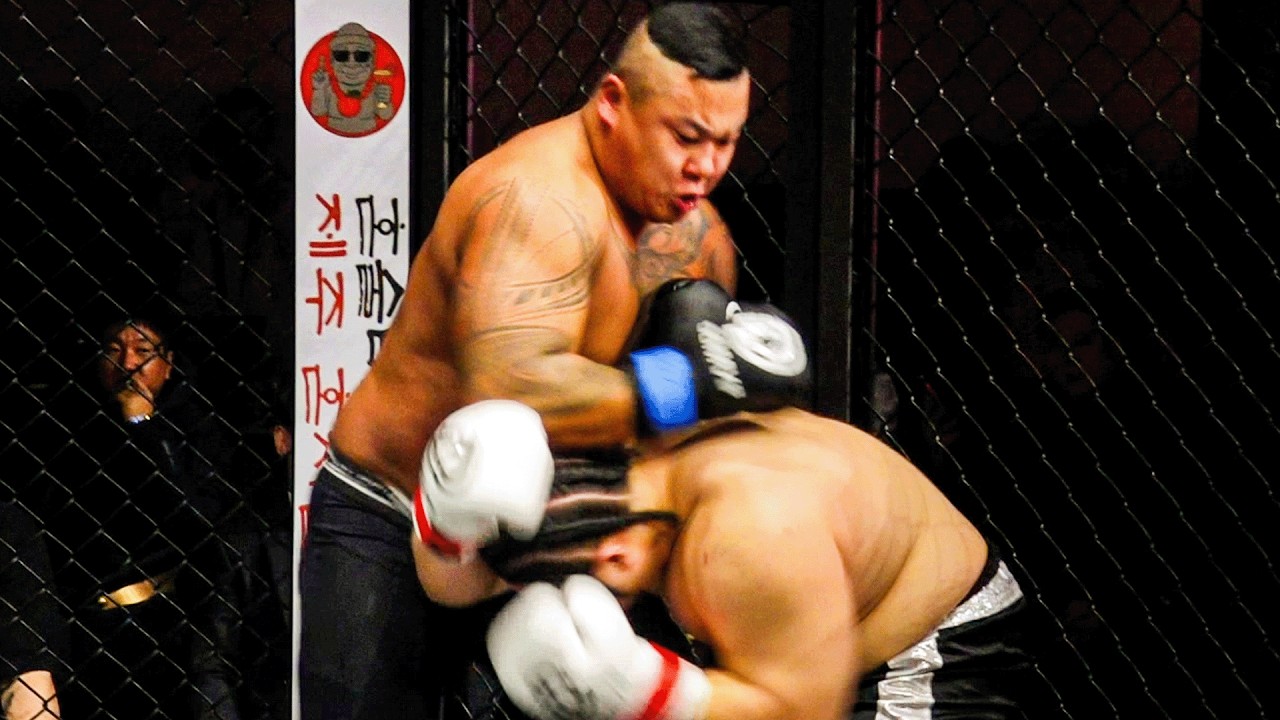 120KG 헤비 복서 한진우 VS 120KG 헬창 심승보