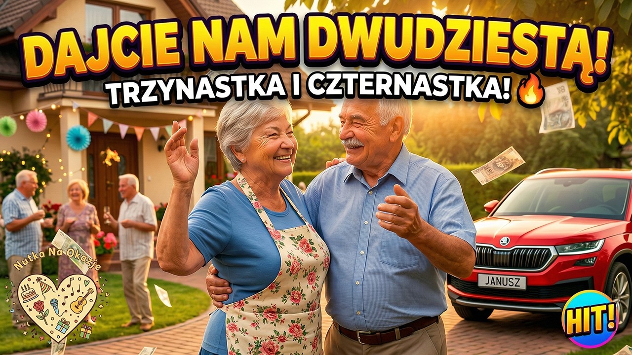 🔥 Trzynastka i Czternastka 💰 Dajcie Nam Dwudziestą Emeryturę! | NOWOŚĆ DISCO POLO