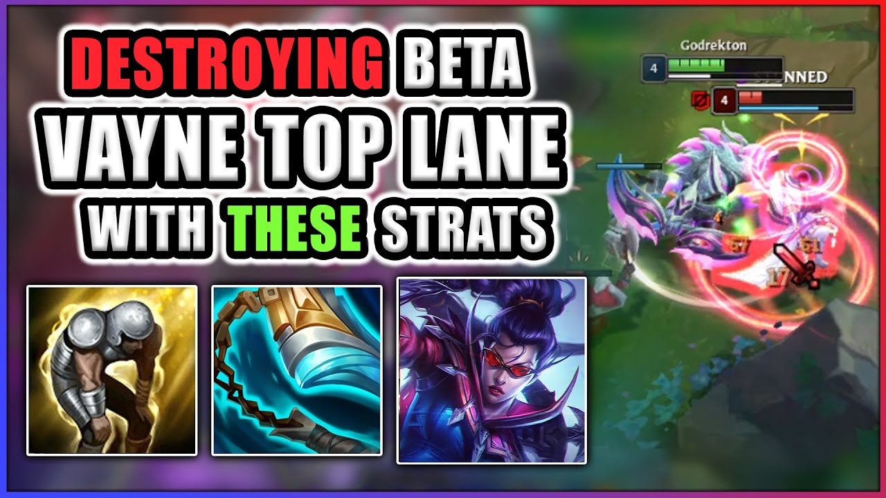 How To Destroy BETA Vayne Abusers | Renekton Vs Vayne | Twitch VOD #17