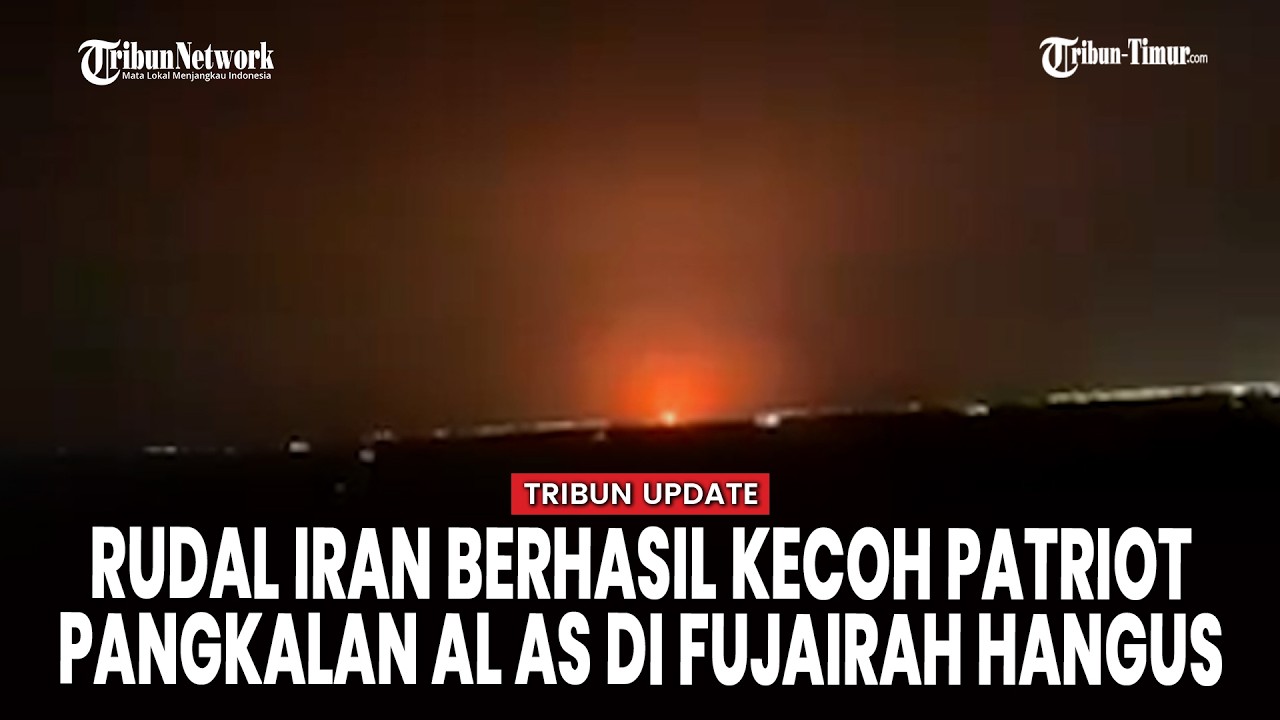 Rudal Iran Tembus Pertahanan Patriot, Pangkalan Angkatan Laut AS di Fujairah Terekam Dihantam