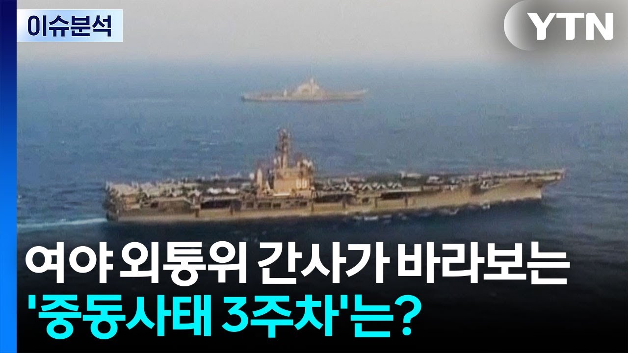 여야 외통위 간사가 바라보는 중동사태 '3주차' / YTN