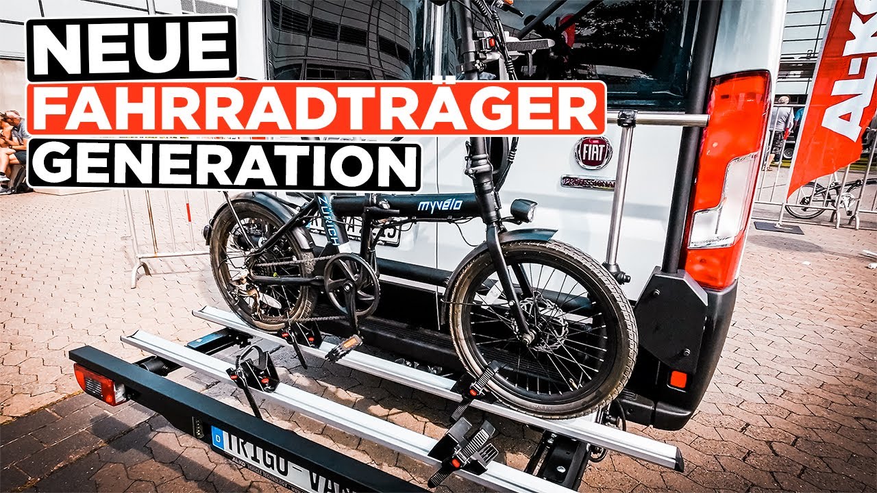 NEUHEIT: TrigoVan | 80 kg Zuladung für bis zu 3 E-Bikes | Fahrradträger | Caravan Salon 2022