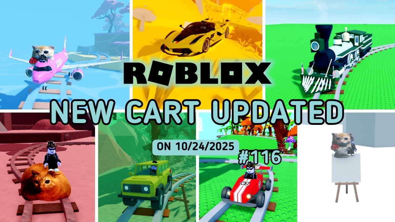 Roblox | Create a Cart Ride | New Carts Updated on 10/24/2025 #116