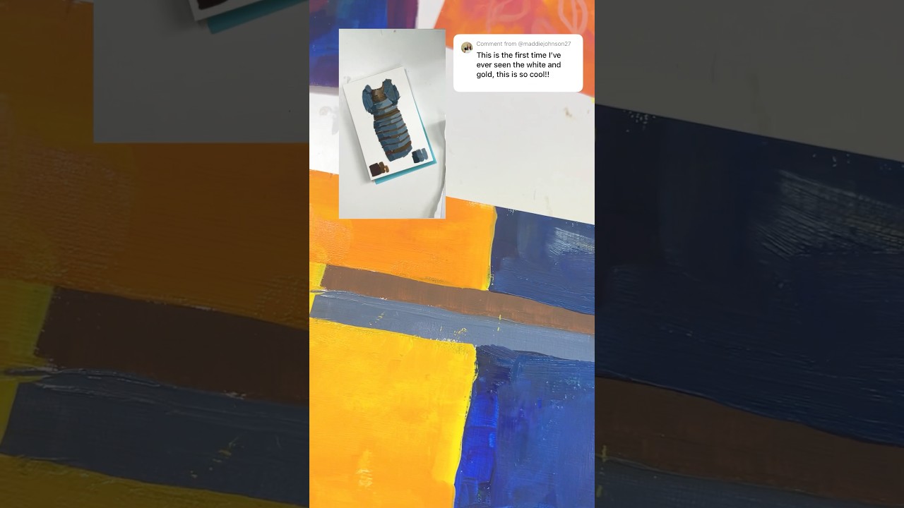 The Dress &trade; and Gradients #learntopaint #painting #art