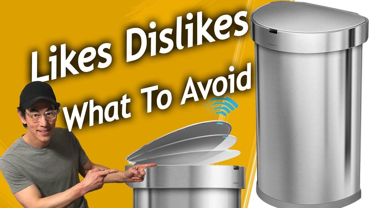 Simplehuman Motion Sensor 45L 12 Gallon Trash Can, Likes Dislikes, Things To Avoid, Product Links