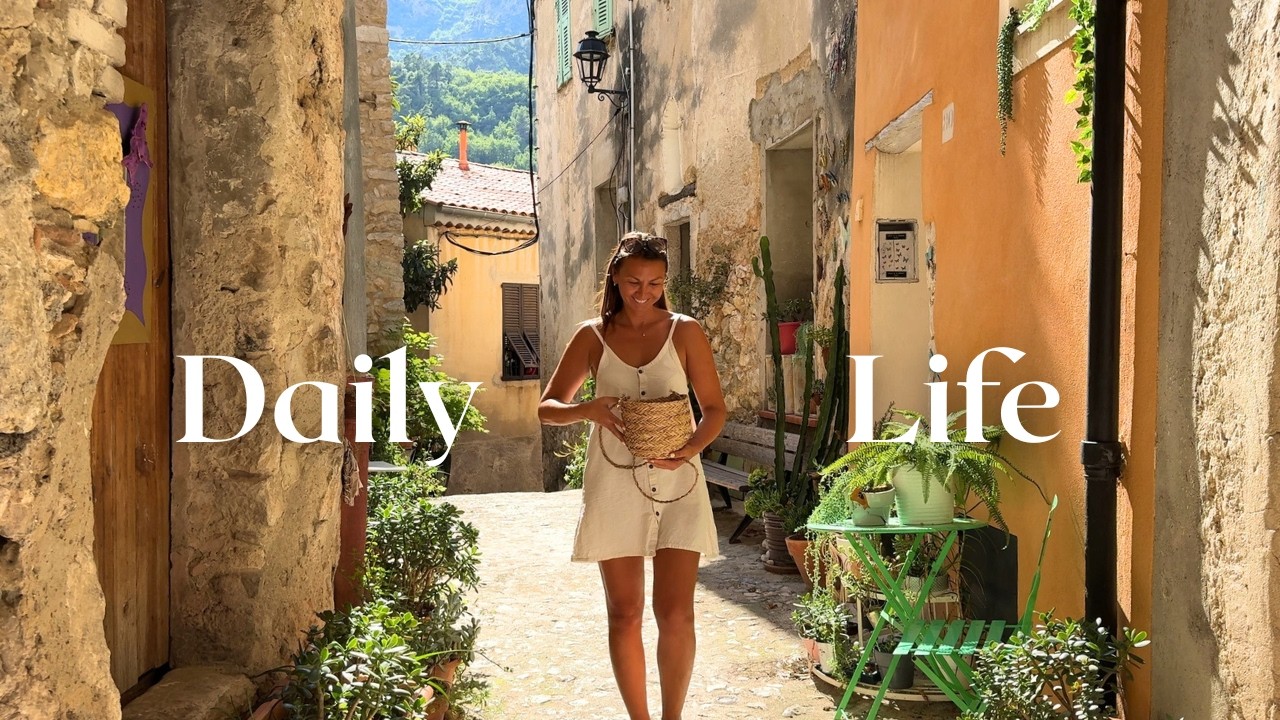 Summer Day in the South of France | Medieval Village, Homemade Plum Jam & Villefranche Nights