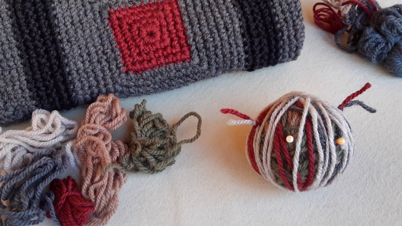 Мужской ПЛЕД / Хитросплетение обвязки 🧶 #какобвязатьплед   #пледкрючком #Татьянакильмяшкина