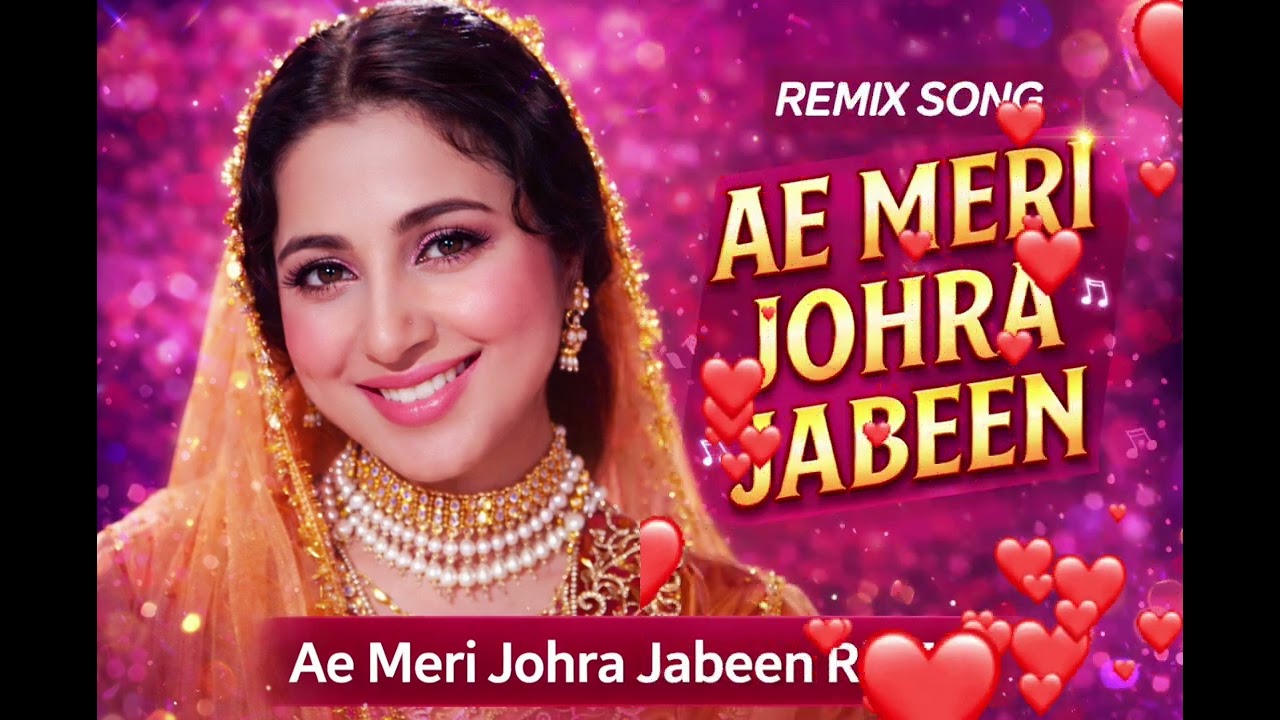 AE MERI JOHRA JABEEN #bollywoodremix #classicbollywood #retrobollywood #oldisgoldsongs #remix 