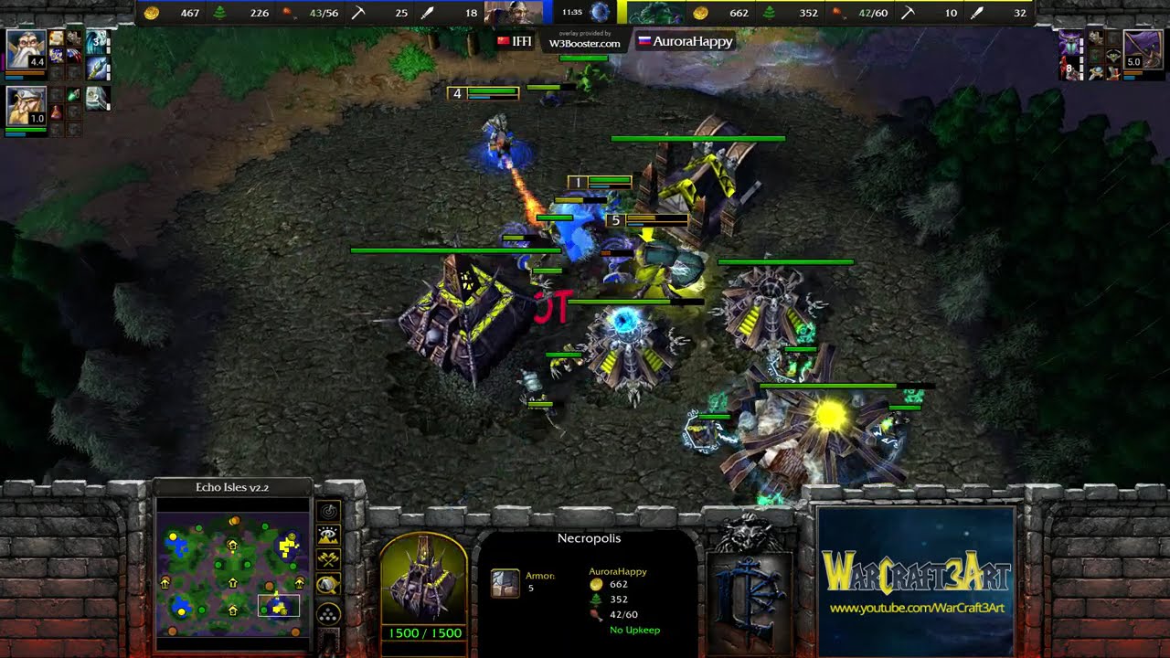 Happy(UD) vs Infi(HU) - Warcraft 3: Classic - RN7865