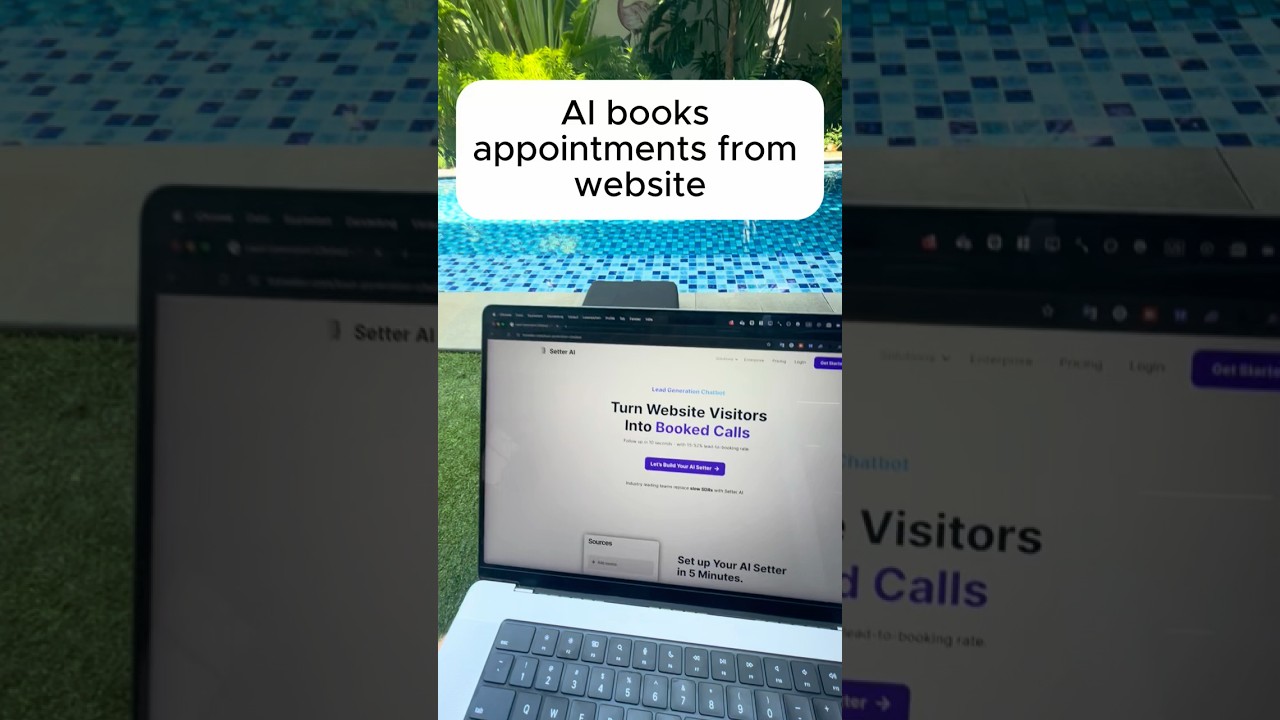 ChatGPT books calls from your Website #ai #sales #shorts