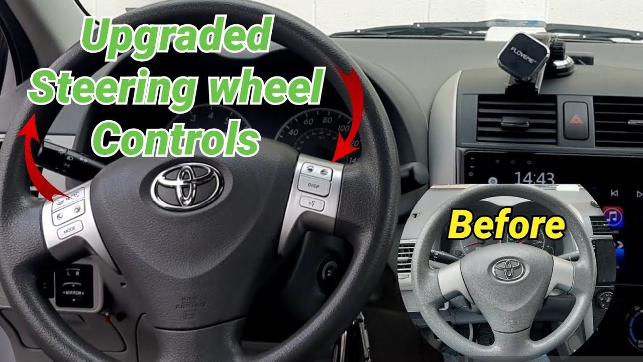 Corolla gets OEM fit Steering Wheel Controls (Part1) | 2009-2011