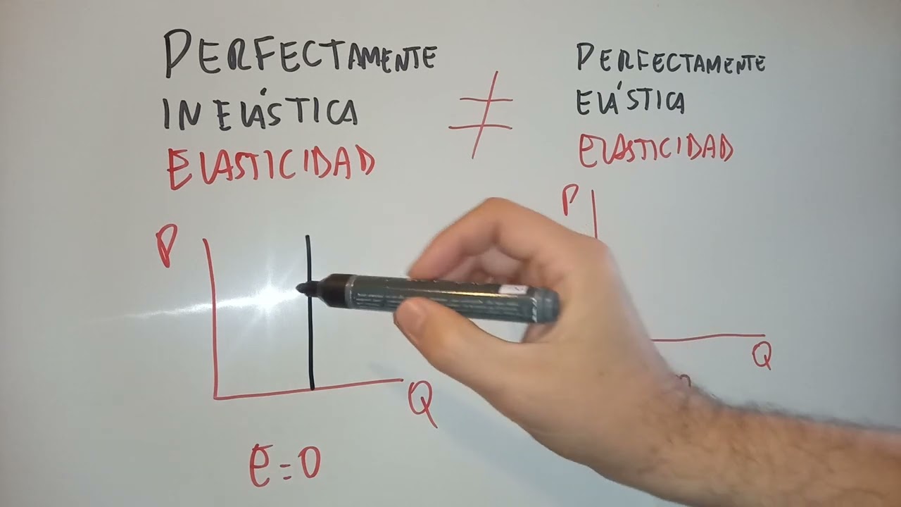 Diferencia Elasticidad Demanda Perfectamente el&aacute;stica y Perfectamente Inel&aacute;stica