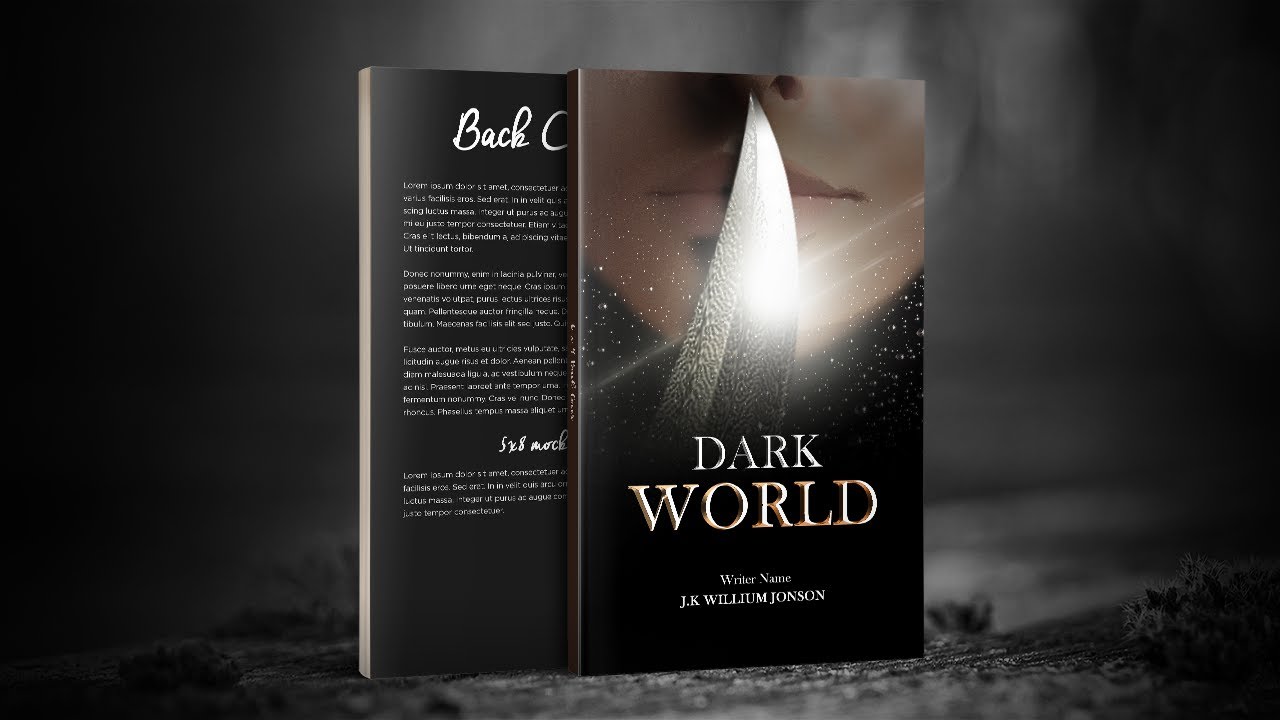 How to Make Professional Book Cover Design - Photoshop Cc Tutorial