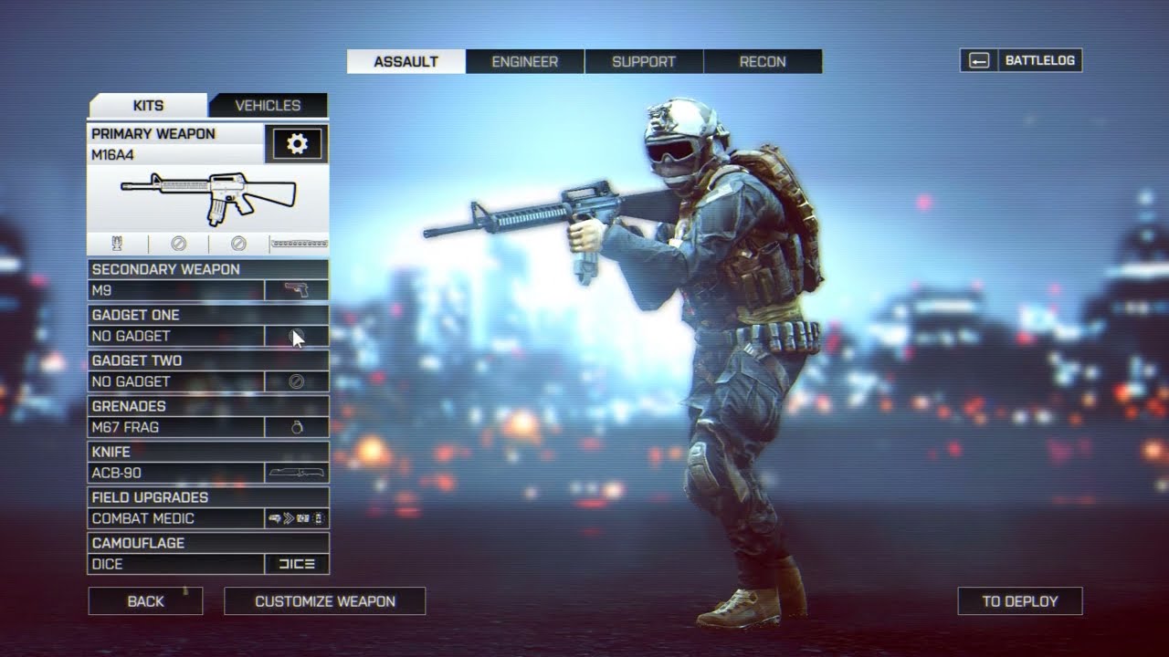 Warsaw Revamped Battlefield 4 - [WCHB] Mod - Preview of the Soldier Classes!