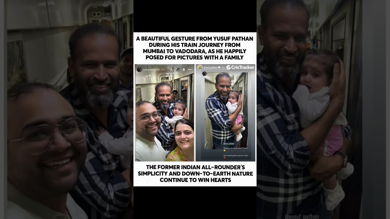 The former Indian all-rounder and Berhampore MP from TMC, Yusuf Pathan, warmly interacted