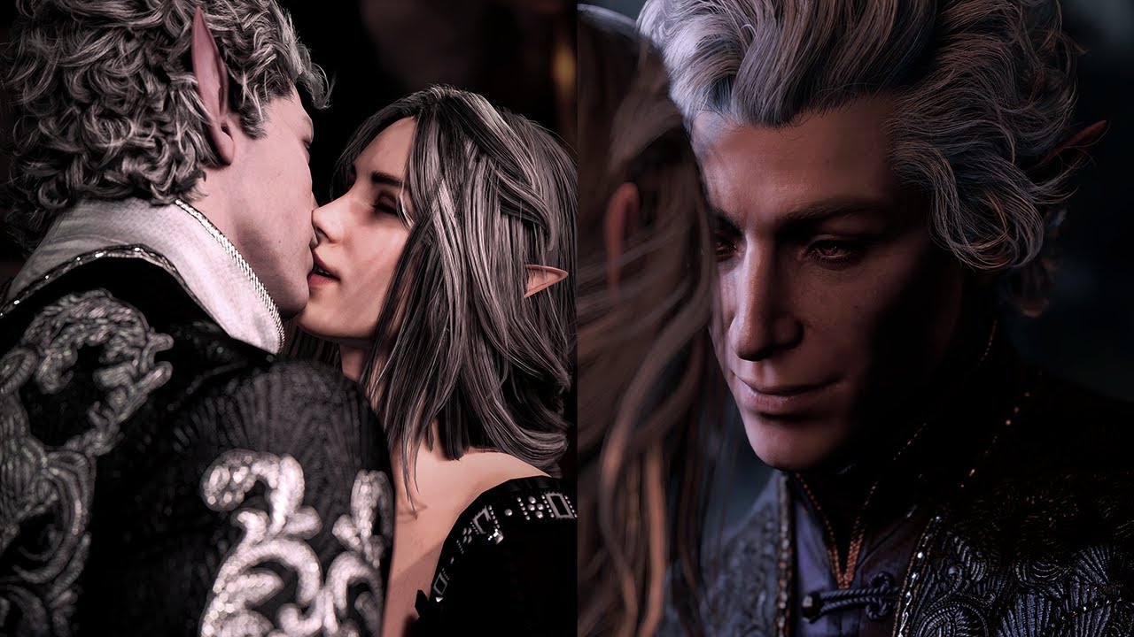 Astarion Ultimate Kiss Animations Compilation - My Astarion Romance Videos in One | Baldur's Gate 3