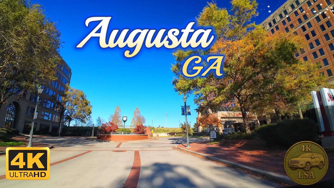Drive and Fly in 4k-Augusta, GA Inspirational/ Travel / Chill / Study / Piano / Feels