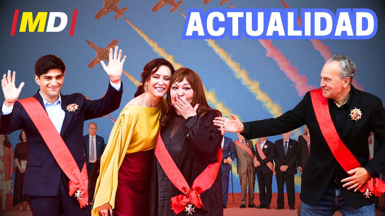 Jorge Martín, Massiel, Coronado... así fue la entrega de la Gran Cruz de la Orden del Dos de Mayo