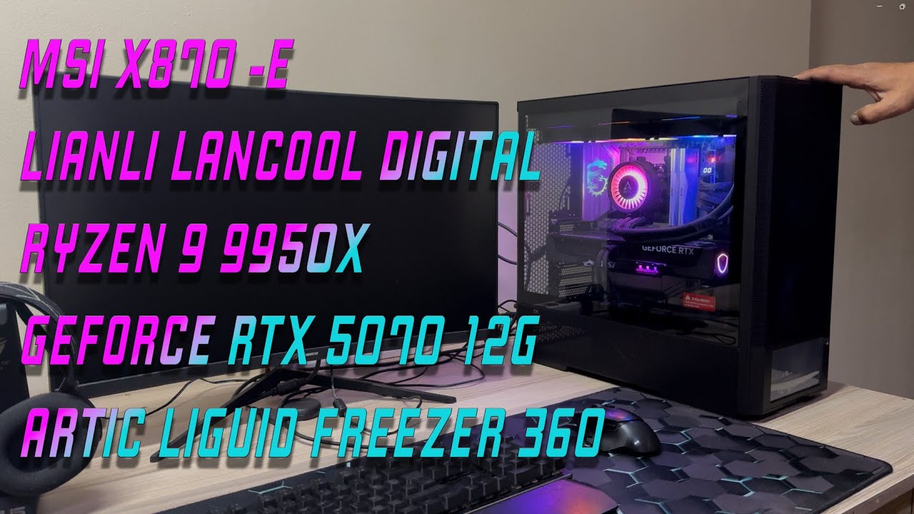 Производительность следующего поколения: сборка системы с Ryzen 9 9950X и RTX 5070