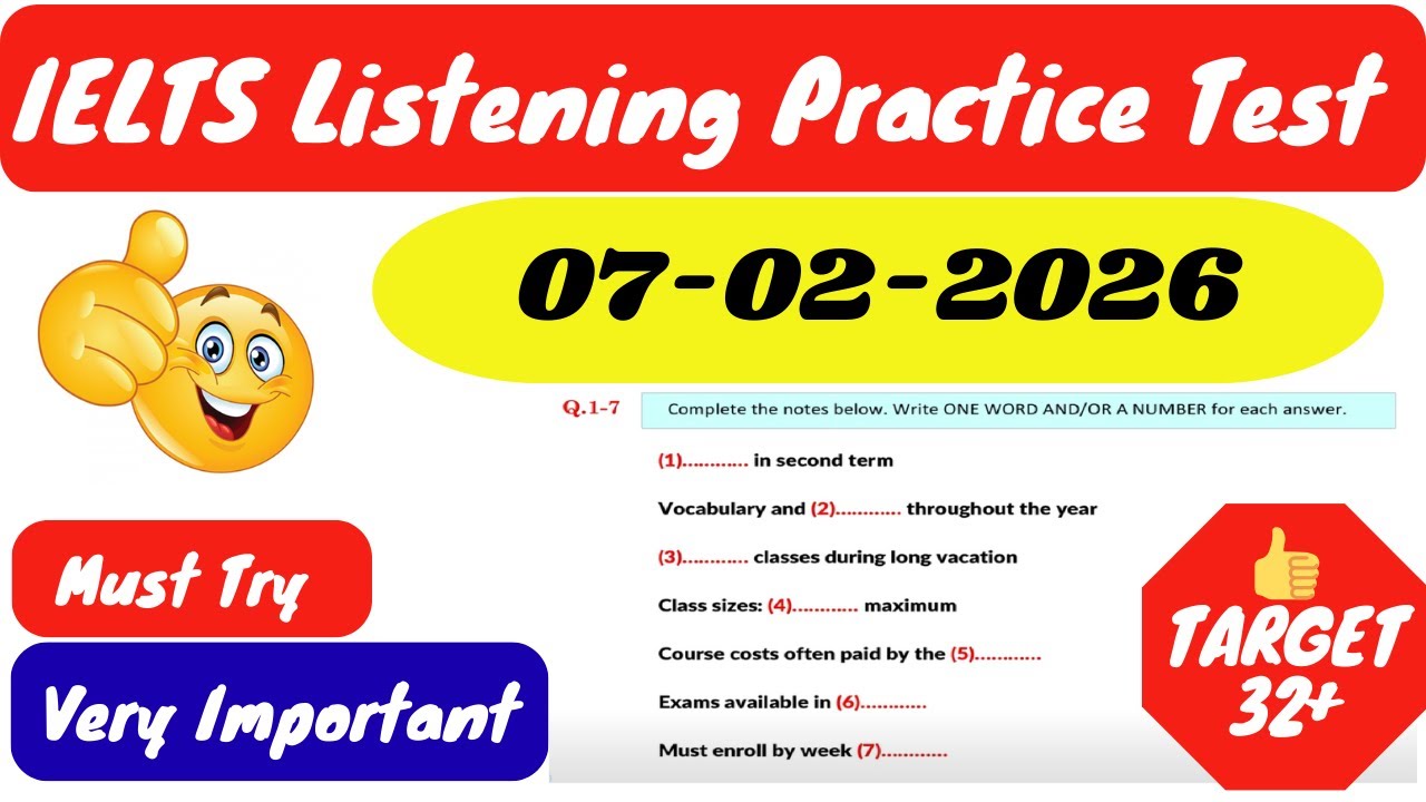 IELTS LISTENING TEST 2026 | IELTS LISTENING PRACTICE TEST WITH ANSWERS 2026