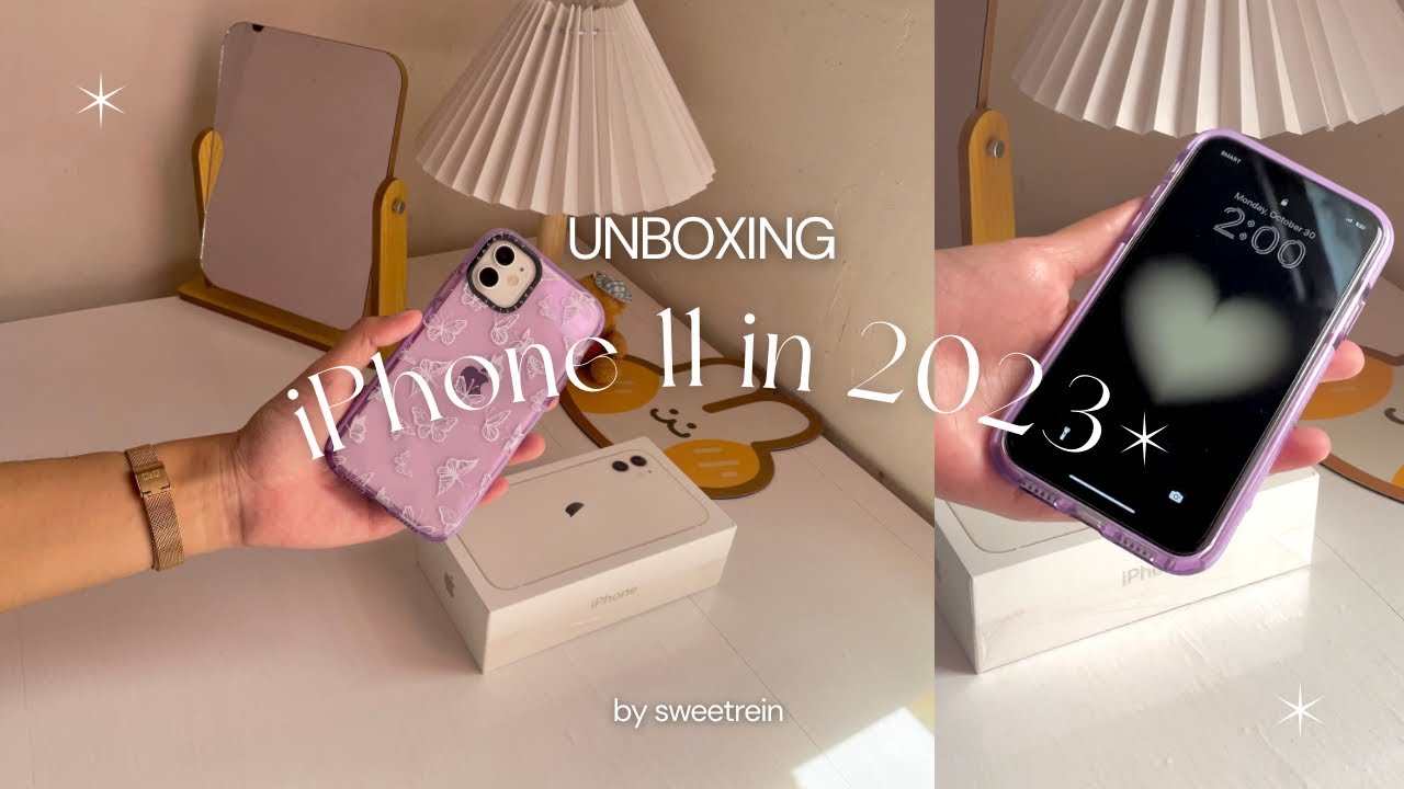 Iphone 11 unboxing in 2023 | phone cases + camera test