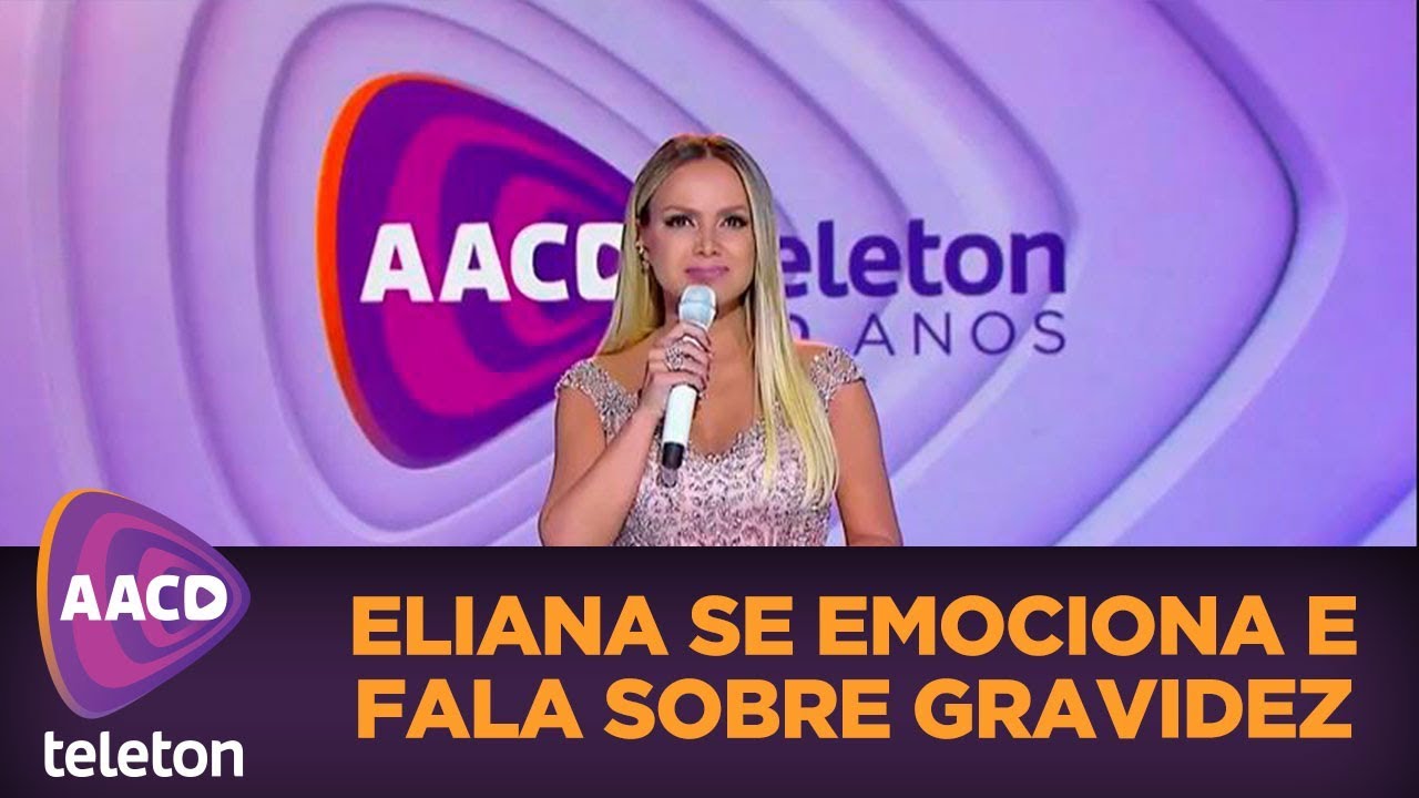 Eliana se emociona e fala sobre gravidez | Teleton 2017