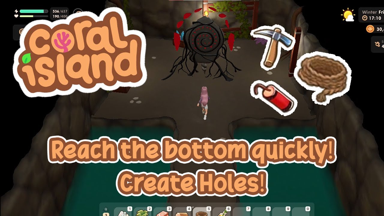 Coral Island | Quickly Reach the Bottom of the Mines