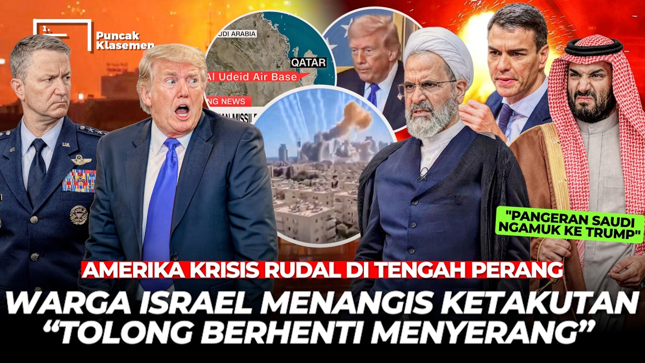 Ekspresi Gelisah Trump Markas CIA Hancur “Warga Israel: Ampun Iran, Jangan Bom Rumah Kami” Iran WIN