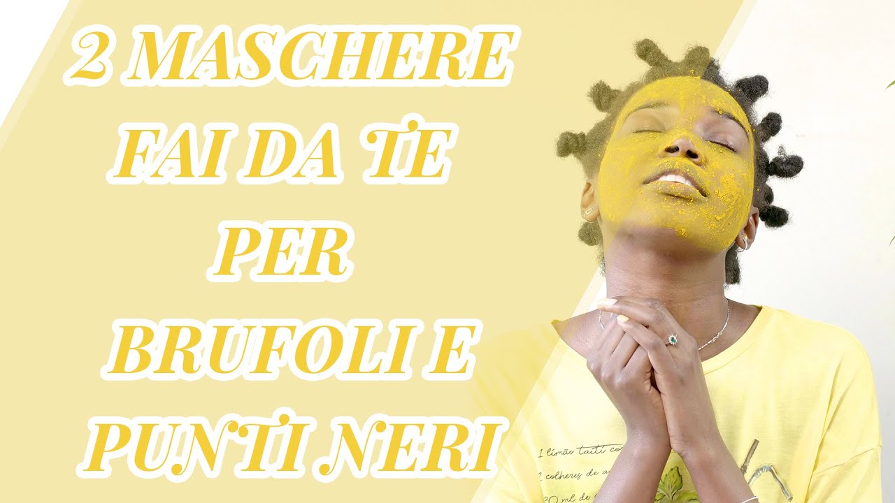 2 maschere fai da te per brufoli e punti neri #mascherafaidate #bellezza #tutorial