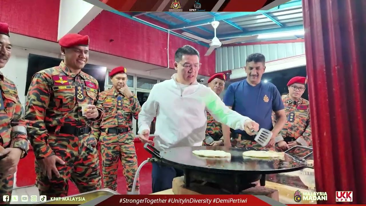 Jam 4 Pagi Bersama Bomba, Tuan Nga Kor Ming Turun Padang Hargai Wira Merah