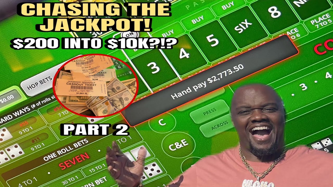 Turning $200 Into $10,000 On Crapless Bubble Craps (Part 2)