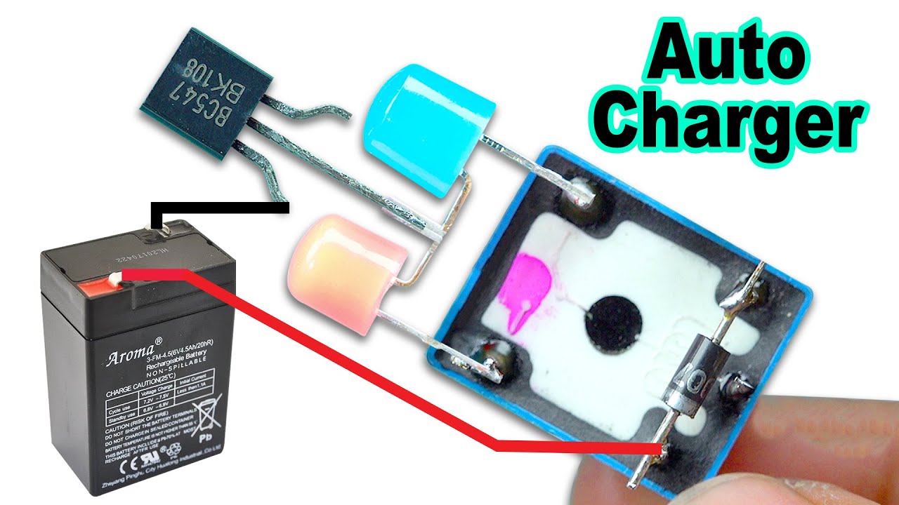6v Auto Cut Off Battery Charger ||  Auto Charger